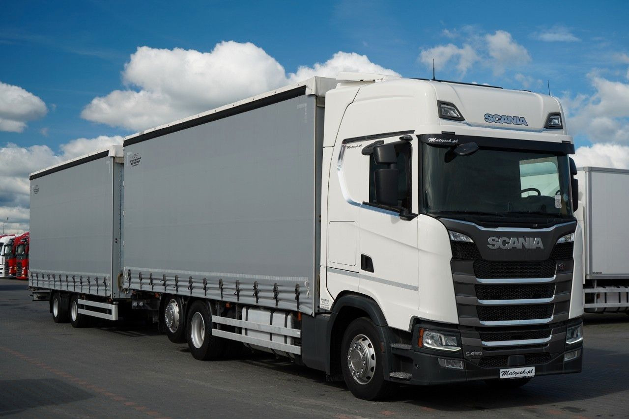 Scania S 450 / ZESTAW TANDEM / 120 M3 / I-PARK COOL Scania S 450 / ZESTAW TANDEM / 120 M3 / PO KONTRAKCIE S - Tovornjak s ponjavo: slika 1 Scania S 450 / ZESTAW TANDEM / 120 M3 / I-PARK COOL Scania S 450 / ZESTAW TANDEM / 120 M3 / PO KONTRAKCIE S - Tovornjak s ponjavo: slika 1