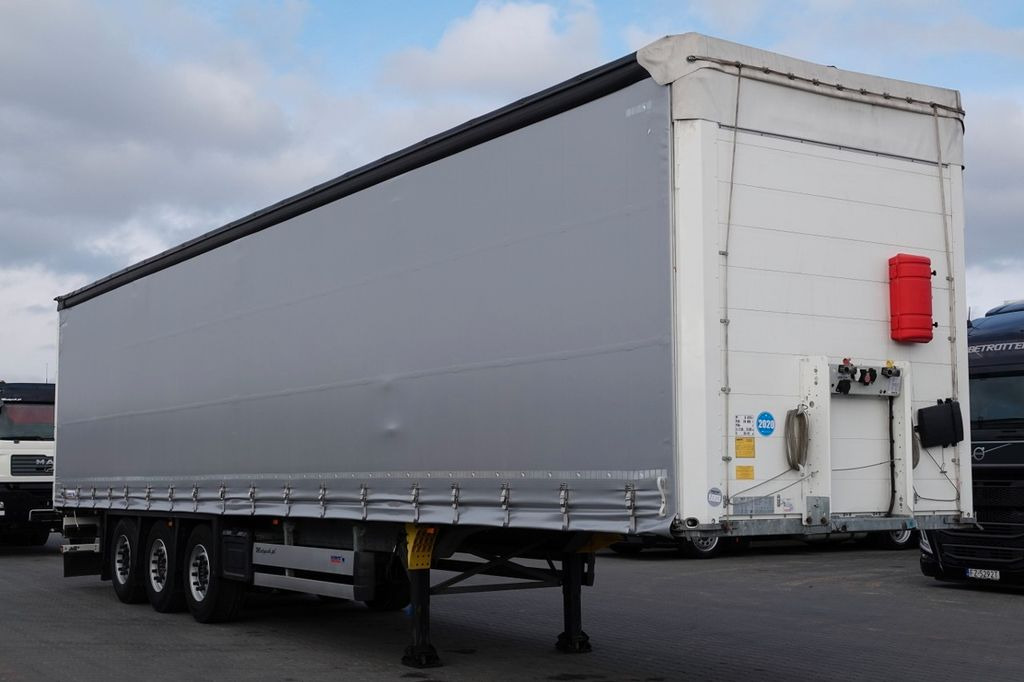 Schmitz Cargobull FIRANKA / STANDARD / 2 OSIE PODNOSZONE / MAŁO UŻ - Polprikolica s ponjavo: slika 1 Schmitz Cargobull FIRANKA / STANDARD / 2 OSIE PODNOSZONE / MAŁO UŻ - Polprikolica s ponjavo: slika 1