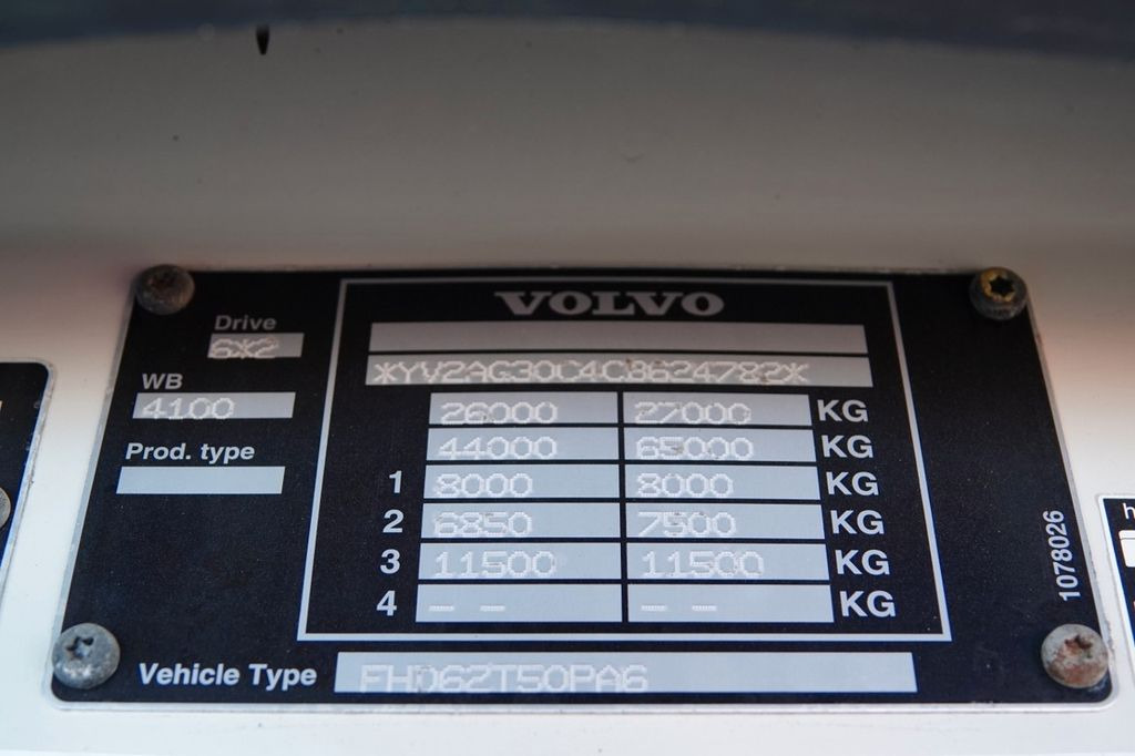 Vlačilec Volvo FH 500 / 6x2 / RETARDER / PEŁNY ADR / PUSHER / O Volvo FH 500 / 6x2 / RETARDER / PEŁNY ADR / PUSHER / O: slika 16