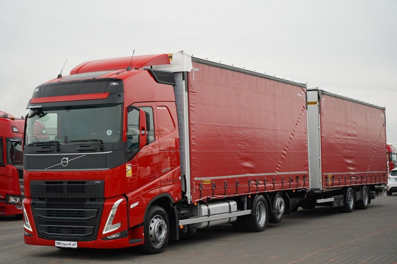Volvo FH 460 / ZESTAW TANDEM / 120 M3 / PRZEJAZDOWY / - Tovornjak s ponjavo: slika 2 Volvo FH 460 / ZESTAW TANDEM / 120 M3 / PRZEJAZDOWY / - Tovornjak s ponjavo: slika 2