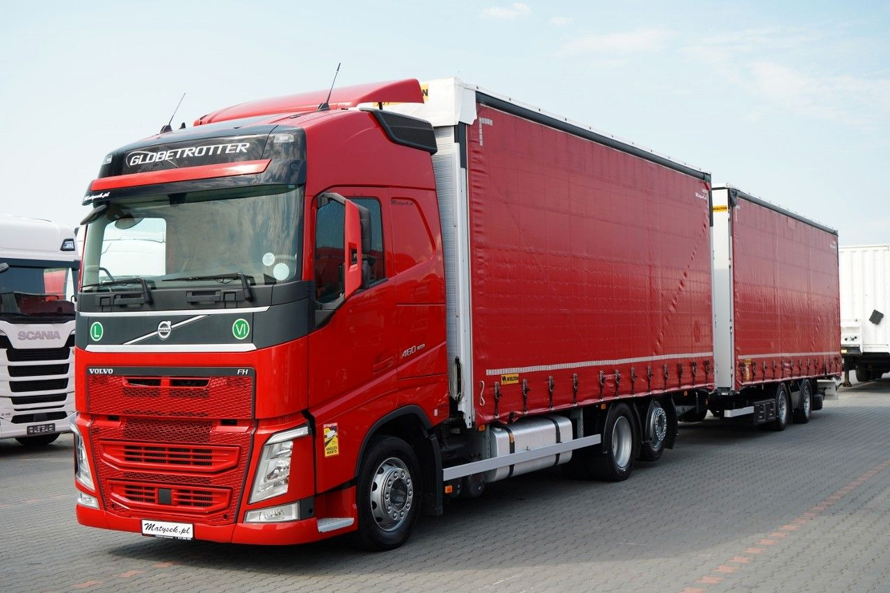 Volvo FH 460 / ZESTAW TANDEM / PRZEJAZDOWY / MEGA / I- - Tovornjak s ponjavo: slika 1 Volvo FH 460 / ZESTAW TANDEM / PRZEJAZDOWY / MEGA / I- - Tovornjak s ponjavo: slika 1