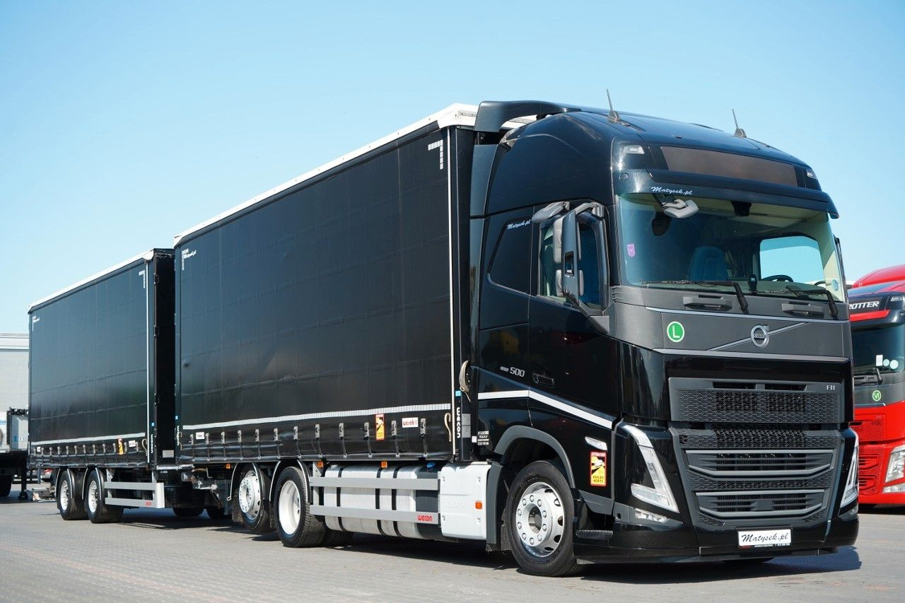 Volvo FH 500 / I-SAVE / XL / ZESTAW TANDEM PRZEJAZDOWY - Tovornjak s ponjavo: slika 1 Volvo FH 500 / I-SAVE / XL / ZESTAW TANDEM PRZEJAZDOWY - Tovornjak s ponjavo: slika 1