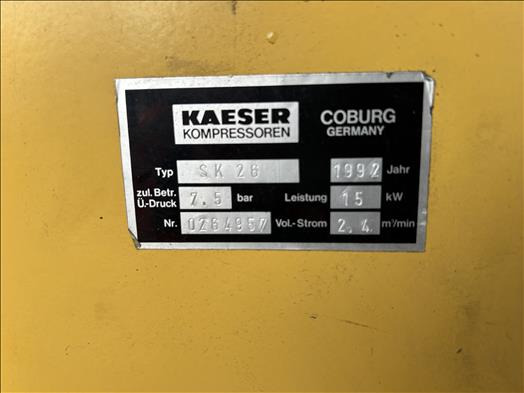 Oprema za predelavo živil Kaeser SK26 Air compressor: slika 6