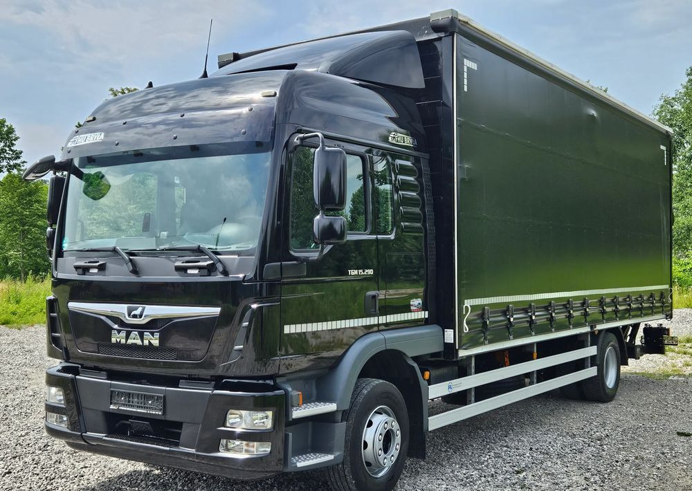 MAN TGM 15.290 / FIRANKA / 2019R / SPROWADZONY/ 7500 ŁADOWNOŚĆ / 18 PALET / E6 / JAK NOWY / WINDA / - Tovornjak s ponjavo: slika 2 MAN TGM 15.290 / FIRANKA / 2019R / SPROWADZONY/ 7500 ŁADOWNOŚĆ / 18 PALET / E6 / JAK NOWY / WINDA / - Tovornjak s ponjavo: slika 2