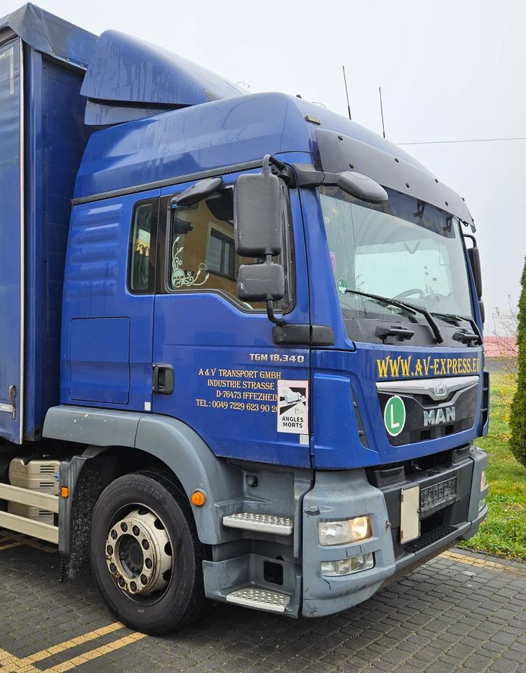 MAN TGM 18.340 / FIRANKA / SPROWADZONY / 9100 ŁADOWNOŚĆ / 18 PALET / E6 / WINDA / - Tovornjak s ponjavo: slika 5 MAN TGM 18.340 / FIRANKA / SPROWADZONY / 9100 ŁADOWNOŚĆ / 18 PALET / E6 / WINDA / - Tovornjak s ponjavo: slika 5