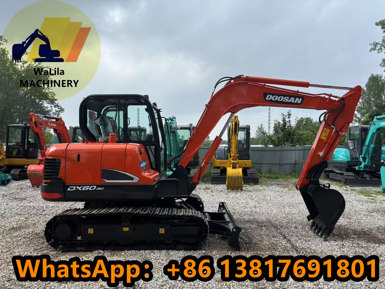 DOOSAN DX60-9 - Mini bager: slika 1 DOOSAN DX60-9 - Mini bager: slika 1