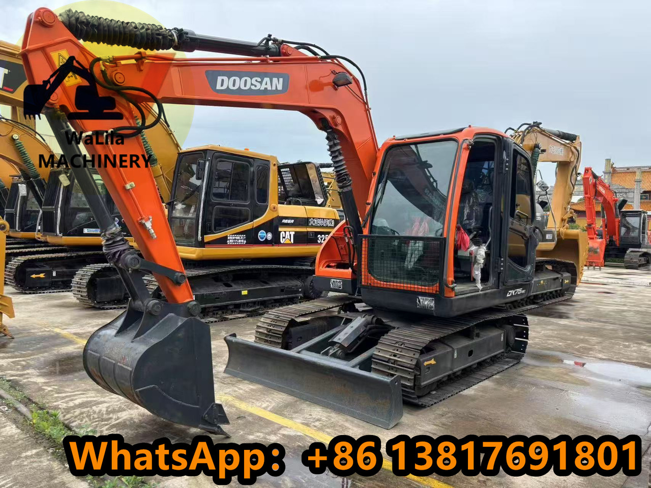 DOOSAN DX75-9 - Mini bager: slika 1 DOOSAN DX75-9 - Mini bager: slika 1
