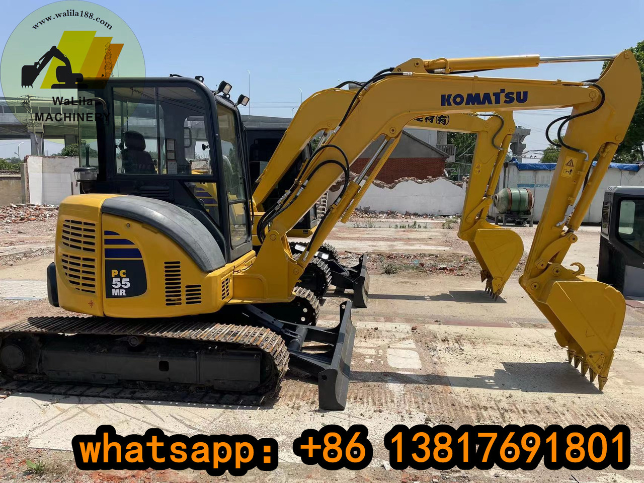 KOMATSU PC 55 MR-3 - Mini bager: slika 1 KOMATSU PC 55 MR-3 - Mini bager: slika 1