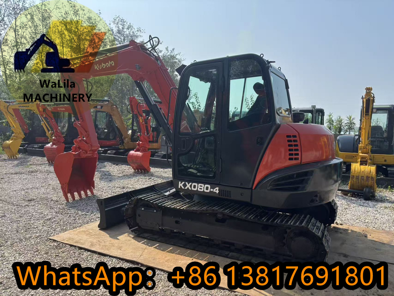 KUBOTA KX080-4 - Mini bager: slika 4 KUBOTA KX080-4 - Mini bager: slika 4
