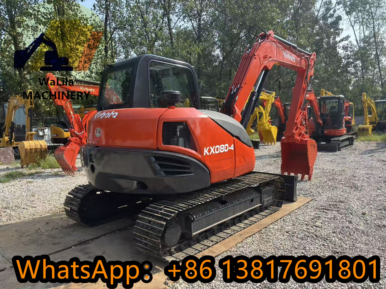 KUBOTA KX080-4 - Mini bager: slika 5 KUBOTA KX080-4 - Mini bager: slika 5