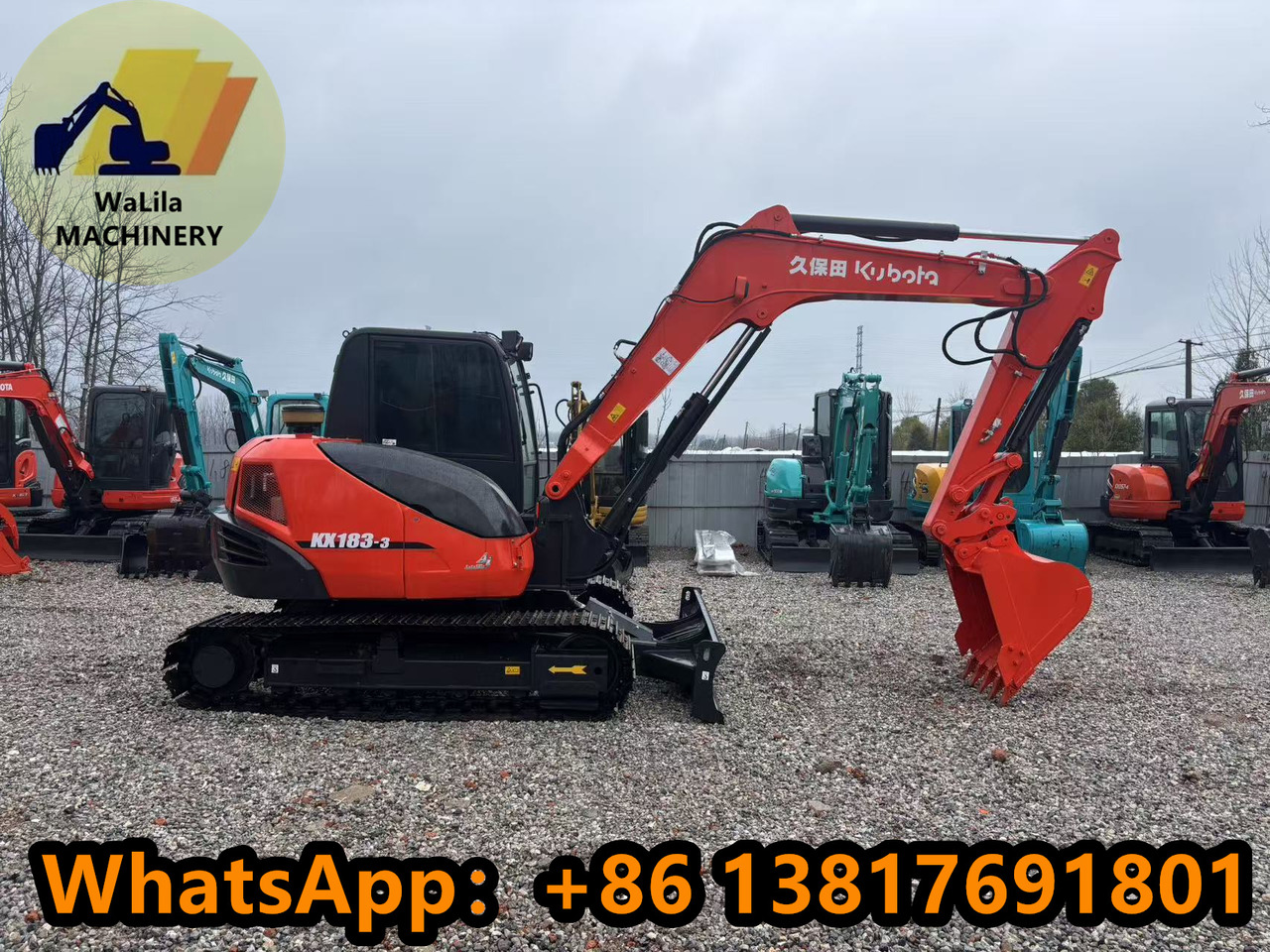 KUBOTA KX183 - Mini bager: slika 1 KUBOTA KX183 - Mini bager: slika 1