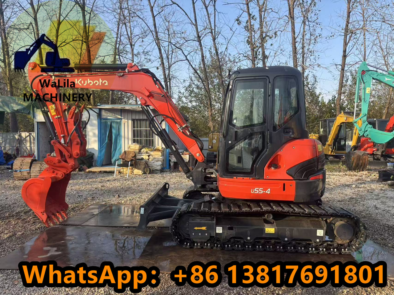 KUBOTA U55-4R - Mini bager: slika 1 KUBOTA U55-4R - Mini bager: slika 1