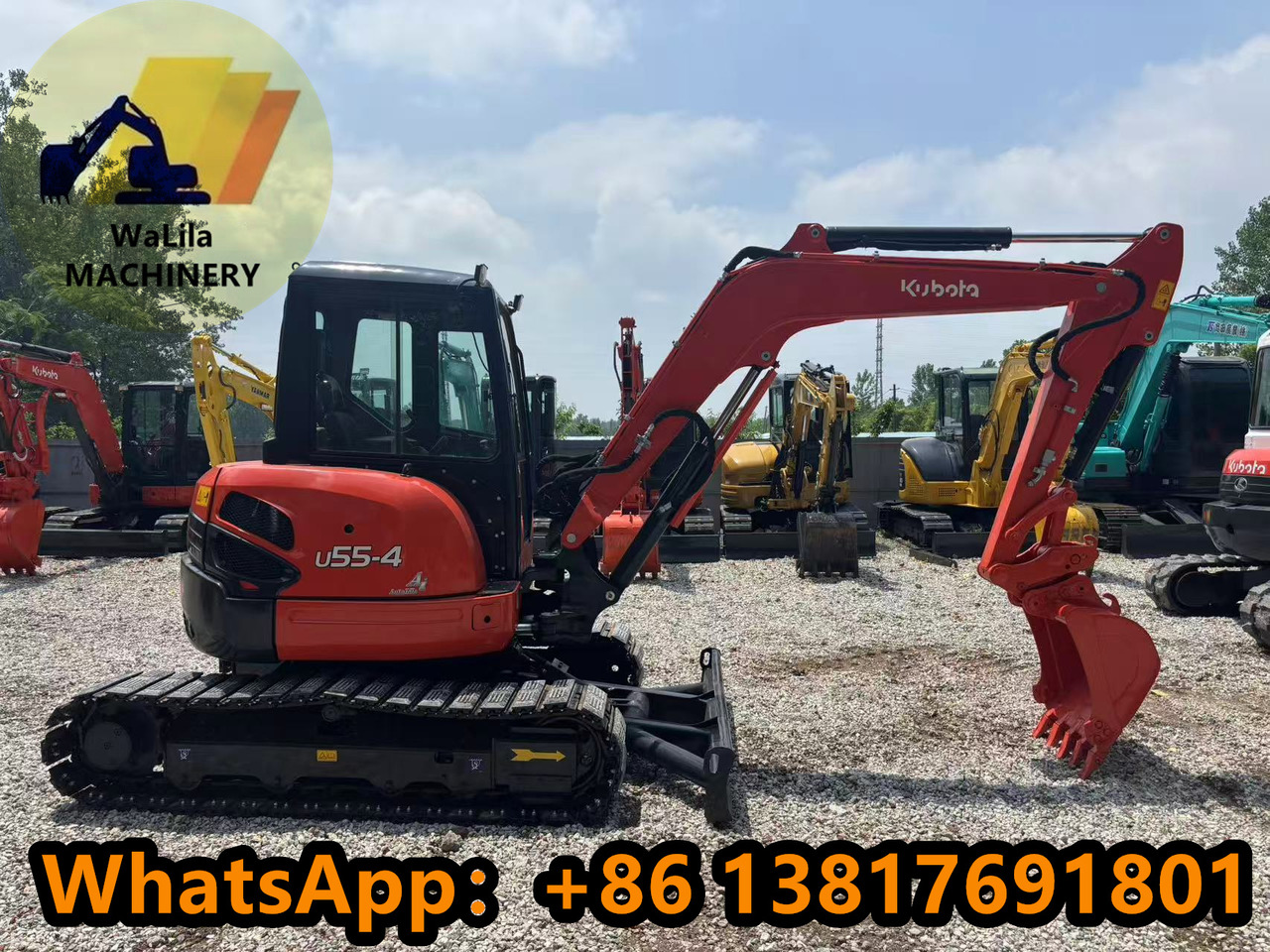KUBOTA U55 - Mini bager: slika 1 KUBOTA U55 - Mini bager: slika 1