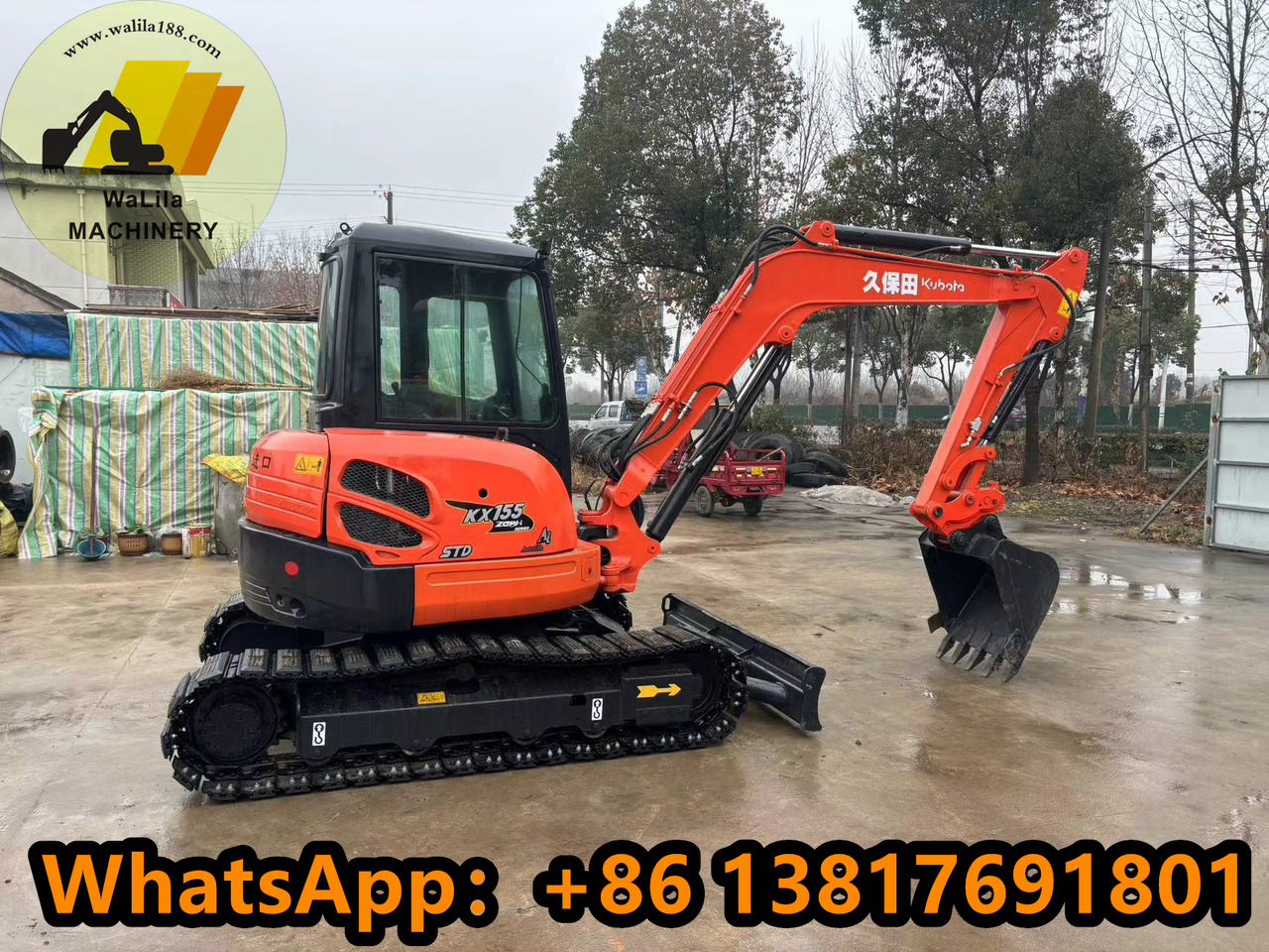 KUBOTA kx155-5 - Mini bager: slika 1 KUBOTA kx155-5 - Mini bager: slika 1