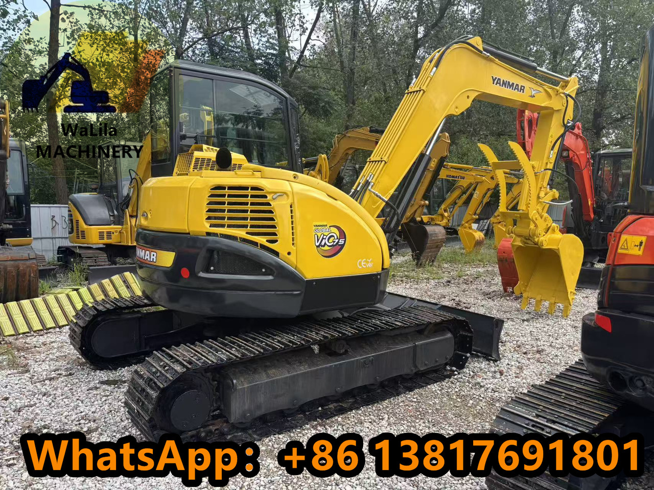 YANMAR VIO 75 - Bager goseničar: slika 1 YANMAR VIO 75 - Bager goseničar: slika 1