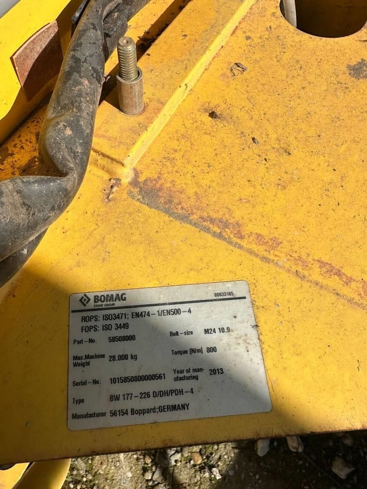 Bomag BW 177-226 D/DH CABIN - Kabina za Gradbeni stroj: slika 4 Bomag BW 177-226 D/DH CABIN - Kabina za Gradbeni stroj: slika 4