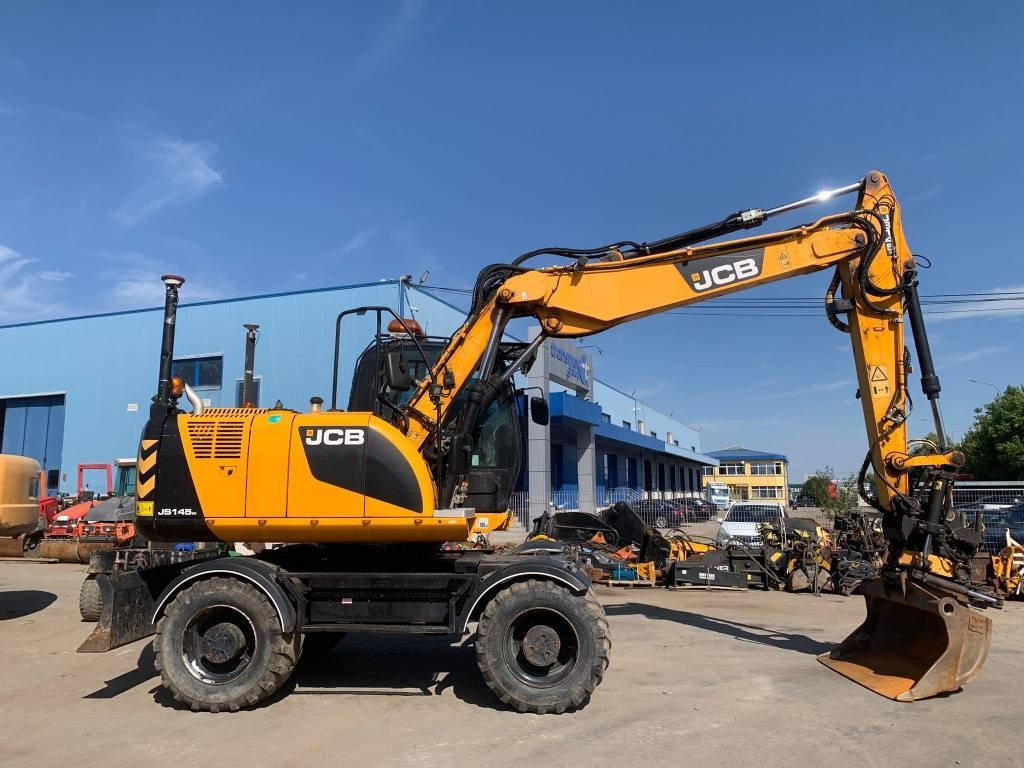 JCB JS 145 W+Engcon Rototilt+Sistem Laser 2D Leica Ico - Bager na kolesih: slika 3 JCB JS 145 W+Engcon Rototilt+Sistem Laser 2D Leica Ico - Bager na kolesih: slika 3
