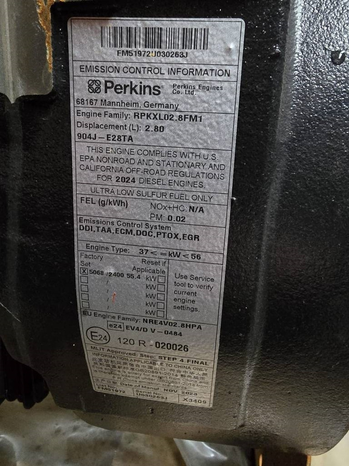 Motor za Gradbeni stroj Perkins 904J-E28TA ENGINE: slika 9