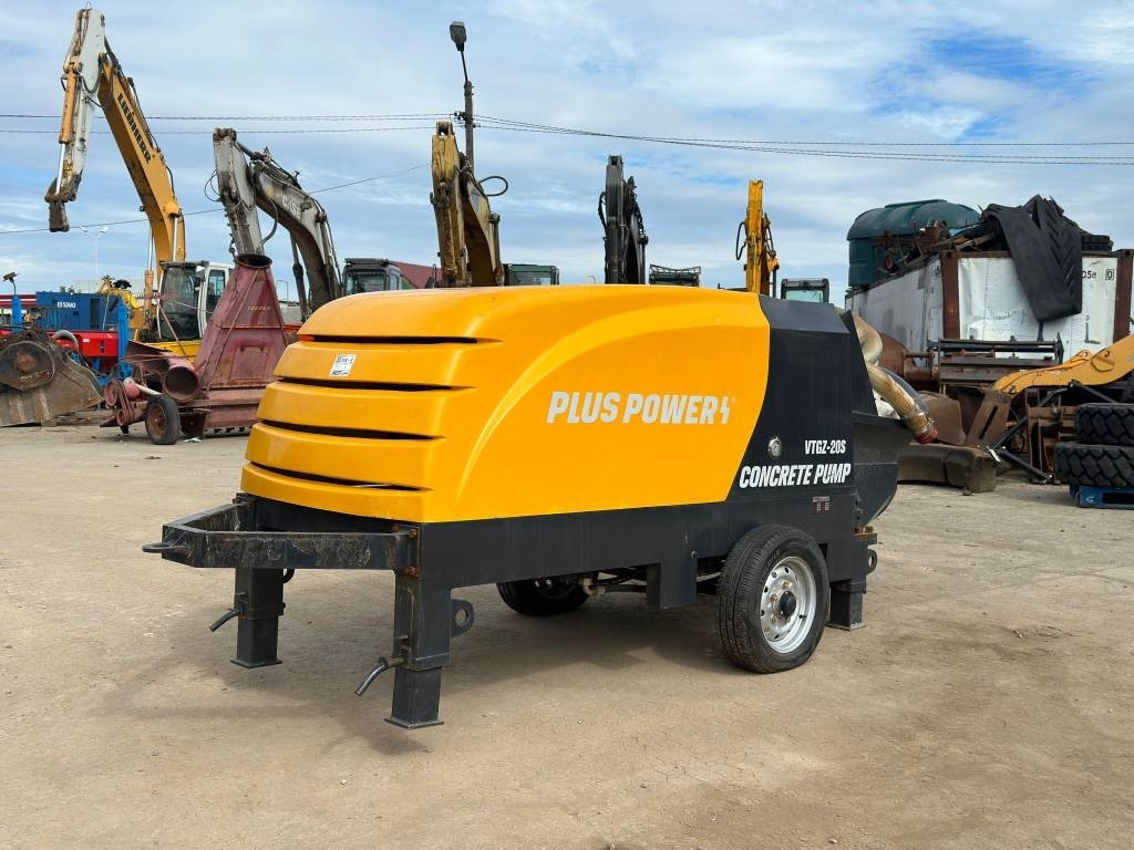 Plus Power VTGZ-20S - Stacionarna betonska črpalka: slika 1 Plus Power VTGZ-20S - Stacionarna betonska črpalka: slika 1