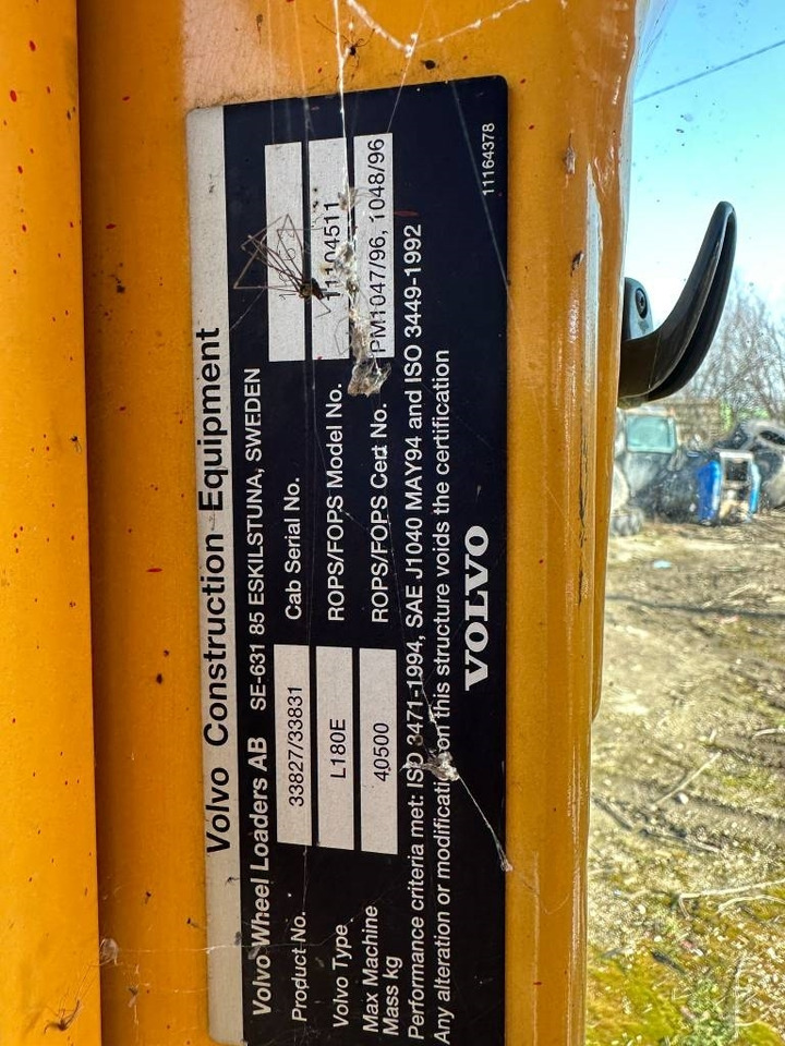 Volvo L 180 E CABIN - Kabina za Gradbeni stroj: slika 4 Volvo L 180 E CABIN - Kabina za Gradbeni stroj: slika 4