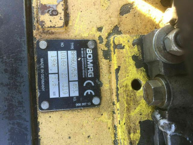BOMAG BPR 60/52D Rüttelplatte - Vibracijska plošča: slika 2 BOMAG BPR 60/52D Rüttelplatte - Vibracijska plošča: slika 2