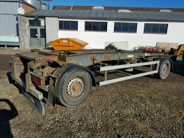Huffermann HSA 1870 Abrollanhänger Deutsche Maschine - Kontejnerska prikolica/ Prikolica z zamenljivim tovoriščem: slika 2 Huffermann HSA 1870 Abrollanhänger Deutsche Maschine - Kontejnerska prikolica/ Prikolica z zamenljivim tovoriščem: slika 2