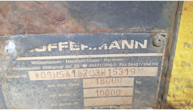 Huffermann HSA 1870 Abrollanhänger - Kontejnerska prikolica/ Prikolica z zamenljivim tovoriščem: slika 5 Huffermann HSA 1870 Abrollanhänger - Kontejnerska prikolica/ Prikolica z zamenljivim tovoriščem: slika 5