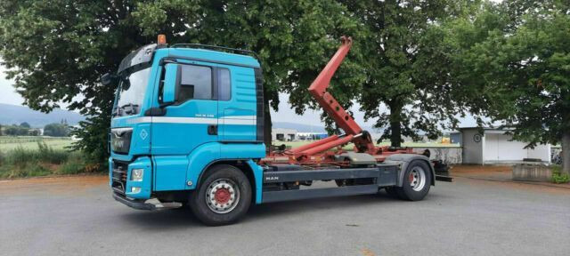 MAN TGS 18.440 Abroller mit Funk +Kran vor - Kotalni prekucni tovornjak, Tovornjak z dvigalom: slika 5 MAN TGS 18.440 Abroller mit Funk +Kran vor - Kotalni prekucni tovornjak, Tovornjak z dvigalom: slika 5
