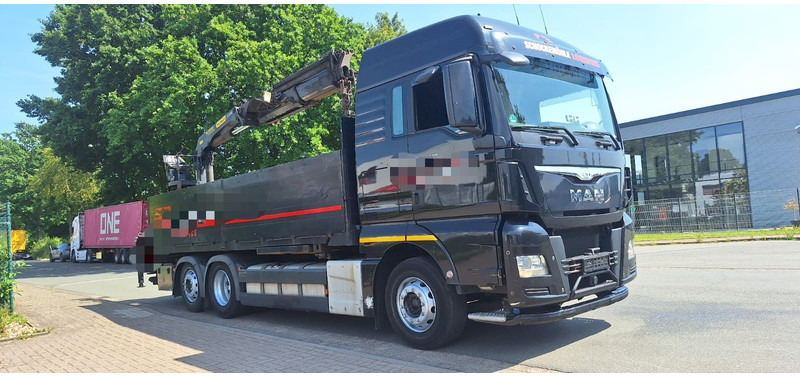 MAN TGX 26.440 6x2 LLW Pritsche mit Kran Palfinge - Tovornjak s kesonom, Tovornjak z dvigalom: slika 4 MAN TGX 26.440 6x2 LLW Pritsche mit Kran Palfinge - Tovornjak s kesonom, Tovornjak z dvigalom: slika 4