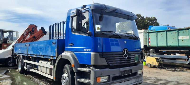 Mercedes-Benz 1828 Pritsche+Glastransport - Tovornjak s kesonom, Tovornjak z dvigalom: slika 1 Mercedes-Benz 1828 Pritsche+Glastransport - Tovornjak s kesonom, Tovornjak z dvigalom: slika 1