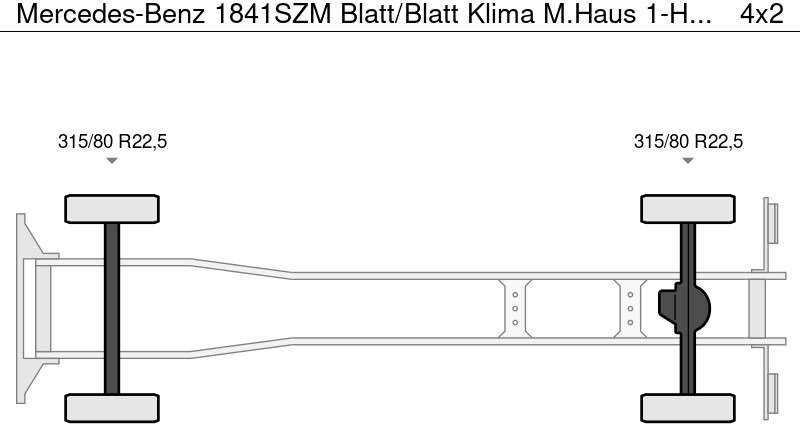 Mercedes-Benz 1841SZM Blatt/Blatt Klima M.Haus 1-Hand - Tovornjak prekucnik: slika 4 Mercedes-Benz 1841SZM Blatt/Blatt Klima M.Haus 1-Hand - Tovornjak prekucnik: slika 4
