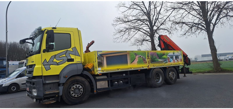 Mercedes-Benz 2636 Axor 3-Achser 6x2 mit Kran PK14002+Funk - Tovornjak s kesonom, Tovornjak z dvigalom: slika 2 Mercedes-Benz 2636 Axor 3-Achser 6x2 mit Kran PK14002+Funk - Tovornjak s kesonom, Tovornjak z dvigalom: slika 2
