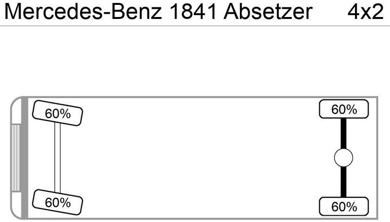 Mercedes-Benz 2641 Absetzer 6x2 Blatt/Luft Klima AHK - Komunalni tovornjak: slika 4 Mercedes-Benz 2641 Absetzer 6x2 Blatt/Luft Klima AHK - Komunalni tovornjak: slika 4