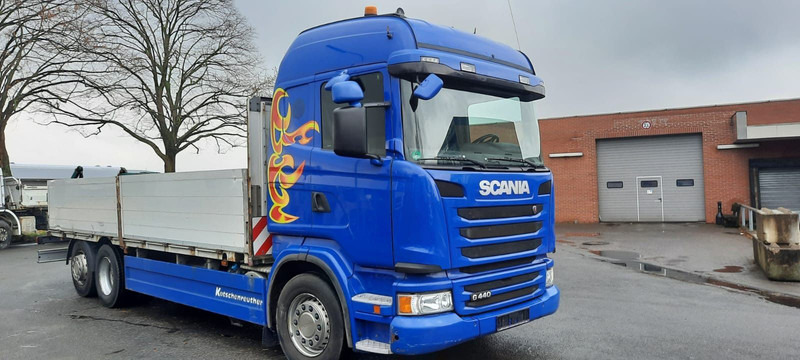 Scania G440 Pritsche 6x2 Kran am Heck vor - Tovornjak s kesonom, Tovornjak z dvigalom: slika 2 Scania G440 Pritsche 6x2 Kran am Heck vor - Tovornjak s kesonom, Tovornjak z dvigalom: slika 2