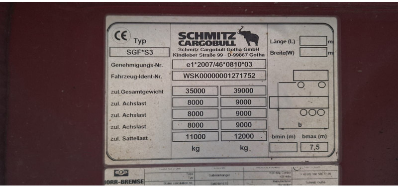Schmitz Cargobull Kippmulde 26 Kubik Stahlaufbau - Kiper polprikolica: slika 5 Schmitz Cargobull Kippmulde 26 Kubik Stahlaufbau - Kiper polprikolica: slika 5