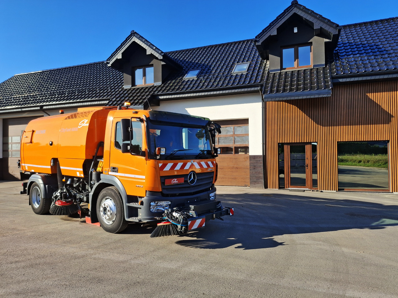 MERCEDES-BENZ Atego 1523 Zamiatarka Kehrmaschine BUCHER CityFant 6000 Euro 6 PM10 L/R Rura Do Liści - Vozilo za pometanje: slika 1 MERCEDES-BENZ Atego 1523 Zamiatarka Kehrmaschine BUCHER CityFant 6000 Euro 6 PM10 L/R Rura Do Liści - Vozilo za pometanje: slika 1