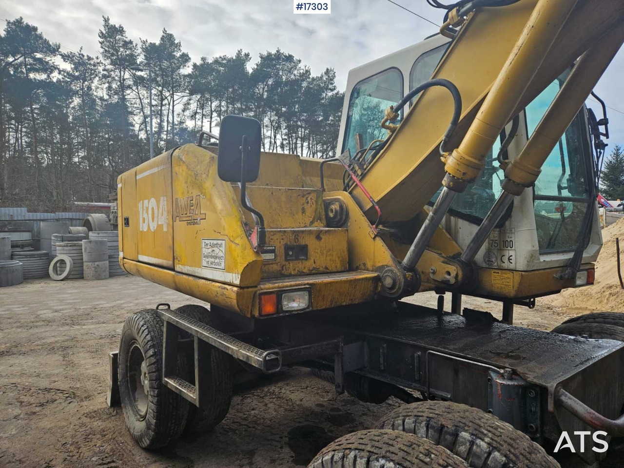ATLAS 1504 wheeled excavator (2000) - Bager na kolesih: slika 5 ATLAS 1504 wheeled excavator (2000) - Bager na kolesih: slika 5