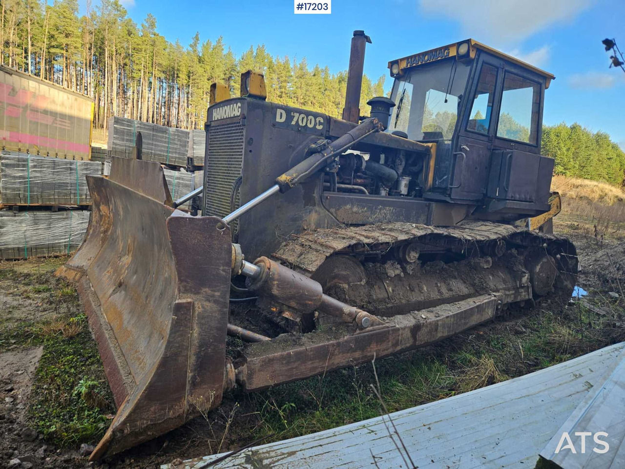 Bulldozer HANOMAG D700 C (1991) - Buldožer: slika 1 Bulldozer HANOMAG D700 C (1991) - Buldožer: slika 1