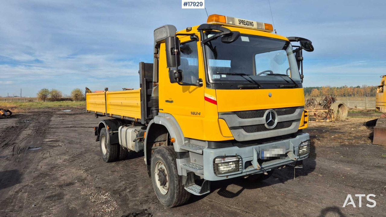 Mercedes-Benz 1824 4x4 dump truck (2005) - Tovornjak prekucnik: slika 1 Mercedes-Benz 1824 4x4 dump truck (2005) - Tovornjak prekucnik: slika 1