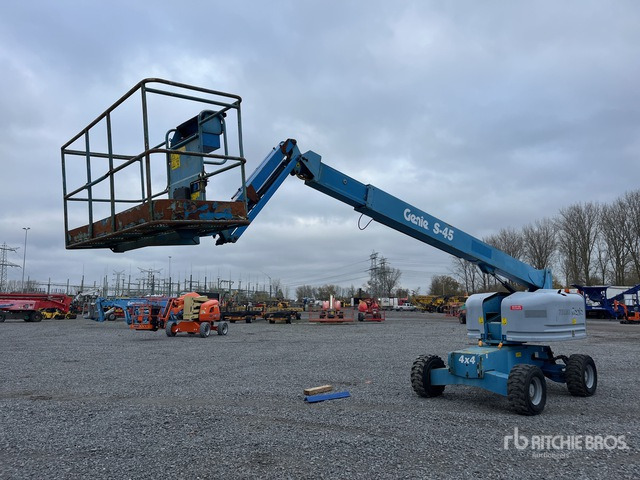 2006 Genie S-45 4WD Diesel Telescopic Boom Lift - Teleskopska dvižna ploščad: slika 4 2006 Genie S-45 4WD Diesel Telescopic Boom Lift - Teleskopska dvižna ploščad: slika 4