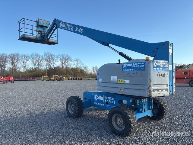 2011 Genie S-45 4WD Diesel Telescopic Boom Lift - Teleskopska dvižna ploščad: slika 4 2011 Genie S-45 4WD Diesel Telescopic Boom Lift - Teleskopska dvižna ploščad: slika 4