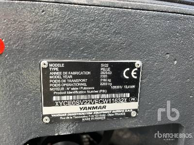 YANMAR SV22CR BL P4M C (Unused) - Mini bager: slika 2 YANMAR SV22CR BL P4M C (Unused) - Mini bager: slika 2