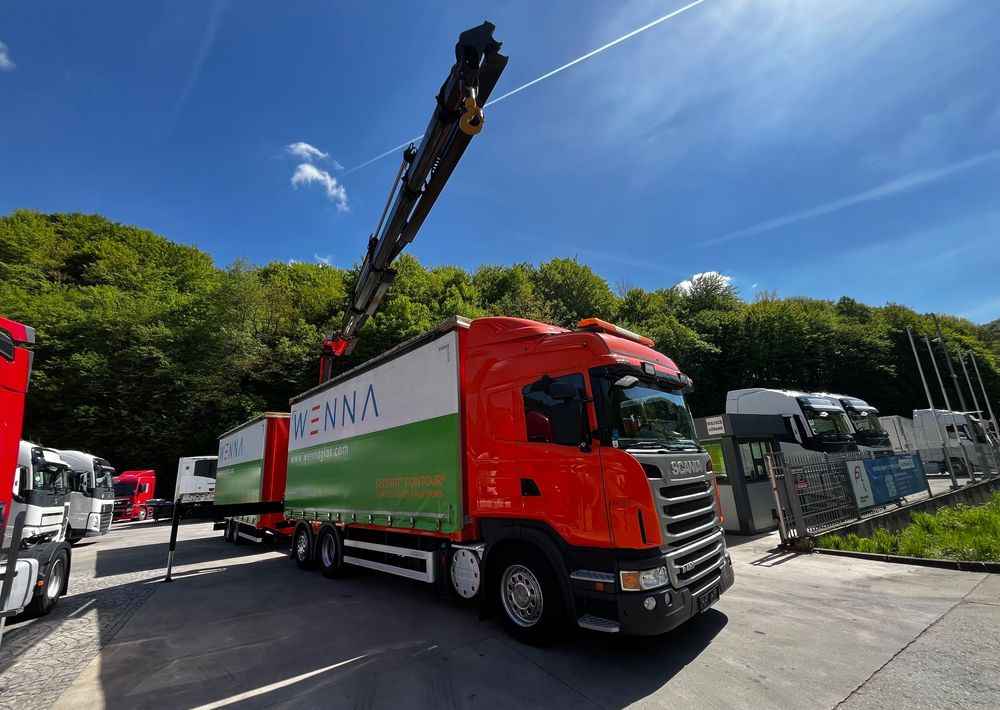 Scania G420 // Tandem // HDS Palfinger 18002 EH // Przyczepa // Oś skrętna podnoszona // Video !!! - Tovornjak s ponjavo, Tovornjak z dvigalom: slika 2 Scania G420 // Tandem // HDS Palfinger 18002 EH // Przyczepa // Oś skrętna podnoszona // Video !!! - Tovornjak s ponjavo, Tovornjak z dvigalom: slika 2