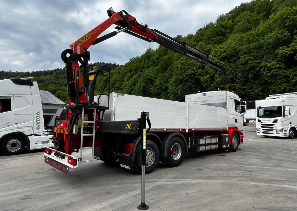 Scania G450 // 6x2// Skrzynia 6.40x2.49 // HDS Palfinger // Oś skrętna podnoszona // - Tovornjak s kesonom, Tovornjak z dvigalom: slika 4 Scania G450 // 6x2// Skrzynia 6.40x2.49 // HDS Palfinger // Oś skrętna podnoszona // - Tovornjak s kesonom, Tovornjak z dvigalom: slika 4