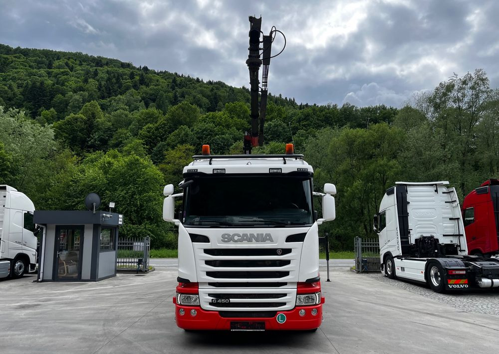 Scania G450 // 6x2// Skrzynia 6.40x2.49 // HDS Palfinger // Oś skrętna podnoszona // - Tovornjak z dvigalom, Tovornjak s kesonom: slika 3 Scania G450 // 6x2// Skrzynia 6.40x2.49 // HDS Palfinger // Oś skrętna podnoszona // - Tovornjak z dvigalom, Tovornjak s kesonom: slika 3