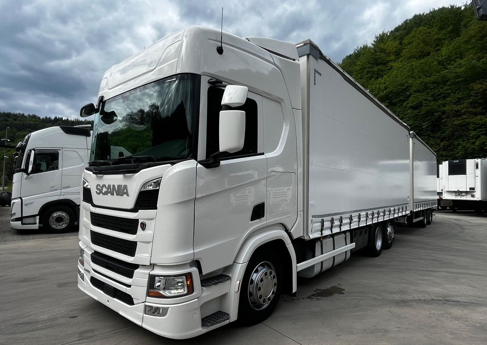 Scania R410 // 2018 // Retarder // Tandem 7.7+7.7 // Przyczepa Krone // Oś podnosozna // - Tovornjak s ponjavo: slika 2 Scania R410 // 2018 // Retarder // Tandem 7.7+7.7 // Przyczepa Krone // Oś podnosozna // - Tovornjak s ponjavo: slika 2