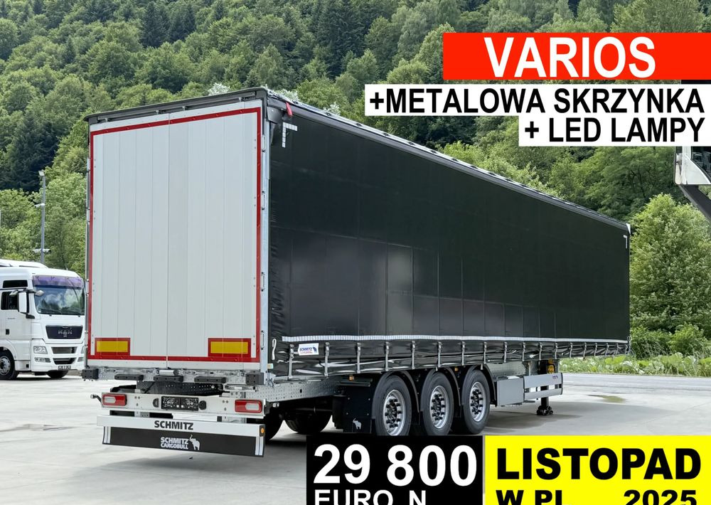 Schmitz Cargobull VARIOS + SKRZYNKA - Polprikolica s ponjavo: slika 1 Schmitz Cargobull VARIOS + SKRZYNKA - Polprikolica s ponjavo: slika 1