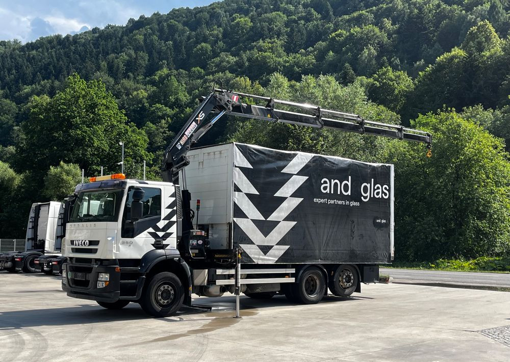 Iveco Stralis 360 // HIAB 144 E4 HIDUO + Radio // Zabudowa 6m // Oś podnoszona - Vlačilec: slika 1 Iveco Stralis 360 // HIAB 144 E4 HIDUO + Radio // Zabudowa 6m // Oś podnoszona - Vlačilec: slika 1