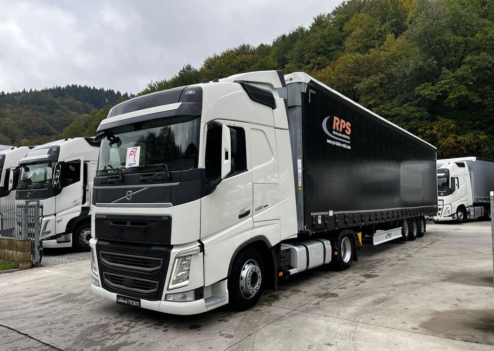 Volvo FH 500 Mega 2016 Rok + Fliegl 2017 // Oś podnoszona // Zestaw ! - Vlačilec, Polprikolica s ponjavo: slika 3 Volvo FH 500 Mega 2016 Rok + Fliegl 2017 // Oś podnoszona // Zestaw ! - Vlačilec, Polprikolica s ponjavo: slika 3