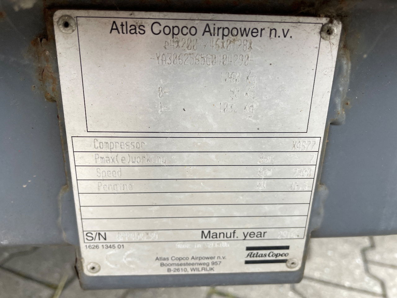 Atlas Copco Xas77 - Zračni kompresor: slika 5 Atlas Copco Xas77 - Zračni kompresor: slika 5